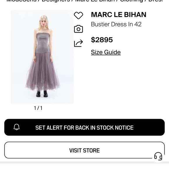 Marc le Bihan tulle gown - Picture 10 of 11